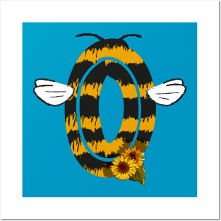 Bee Letter - O Posters and Art